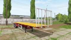 BsM bale semitrailer pour Farming Simulator 2017