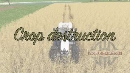 Crop destruction für Farming Simulator 2017