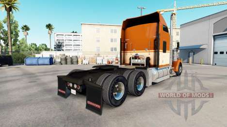 Haut Einer Orange, die auf dem truck-Kenworth W9 für American Truck Simulator