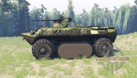 BTR 82A (GAZ-59034) hybrid für Spin Tires