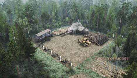 Une maison forestière v2.0 pour Spintires MudRunner