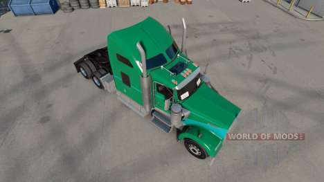 La peau de l'Argile Verte sur le camion Kenworth pour American Truck Simulator