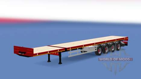 Doll flatbed trailer für Euro Truck Simulator 2