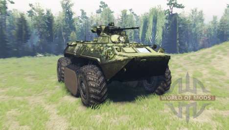 BTR-82A (GAZ-59034) hybride pour Spin Tires