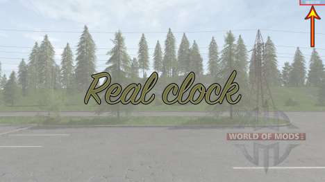 Real clock pour Farming Simulator 2017