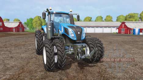 New Holland T8.320 twin wheels pour Farming Simulator 2015