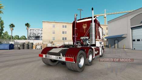 La peau Selman Frères au tracteur Kenworth K200 pour American Truck Simulator