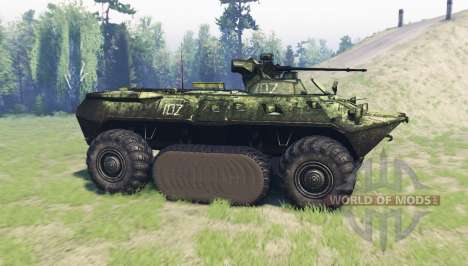 BTR 82A (GAZ-59034) hybrid für Spin Tires