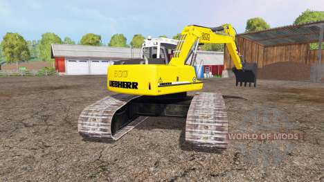 Liebherr A 900 C Litronic crawler pour Farming Simulator 2015