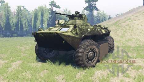 BTR-82A (GAZ-59034) hybride pour Spin Tires
