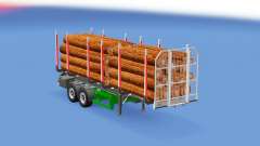 Small log trailer pour Euro Truck Simulator 2