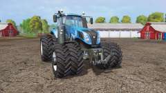New Holland T8.320 twin wheels für Farming Simulator 2015