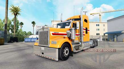 La peau de la Poussière d'Orange sur le camion Kenworth W900 pour American Truck Simulator