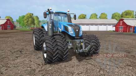 New Holland T8.320 twin wheels pour Farming Simulator 2015