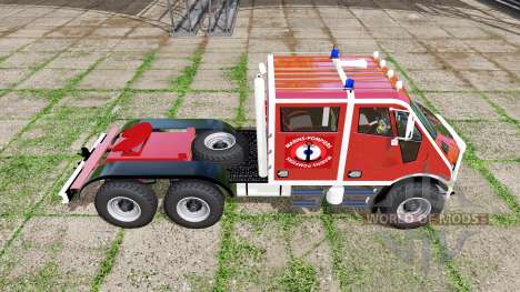 Bremach T-Rex Double Cab marins-pompiers für Farming Simulator 2017