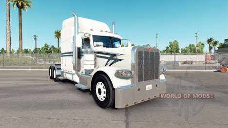 La peau Noire Doublure sur le camion Peterbilt 3 pour American Truck Simulator