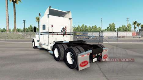 La peau Noire Doublure sur le camion Peterbilt 3 pour American Truck Simulator