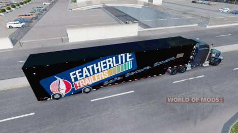 Featherlite semitrailer v1.4 pour American Truck Simulator