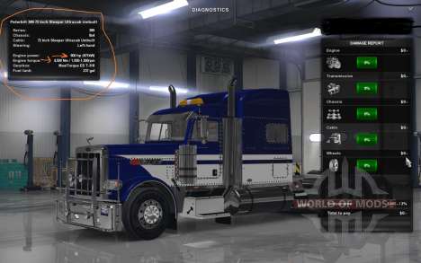 CAT C900 ENGINE AND SOUND PACK v 1.1 (MISE À JOU pour American Truck Simulator