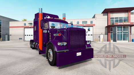 Violet d'Orange de la peau pour le camion Peterb pour American Truck Simulator