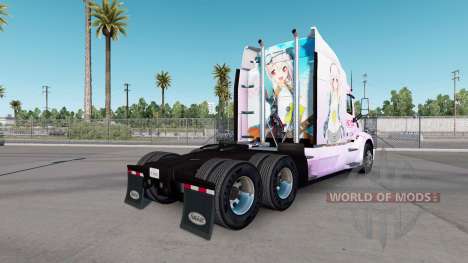 Super Sonico de la peau pour le camion Peterbilt pour American Truck Simulator