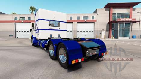 Rollin peau d'un Blanc pour le camion Peterbilt  pour American Truck Simulator