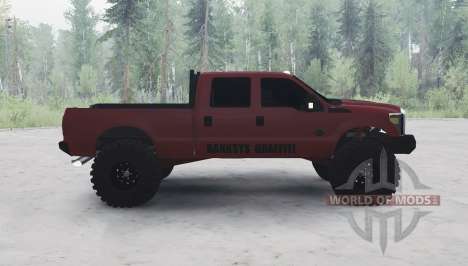 Ford F-350 Super Duty Crew Cab 2012 pour Spintires MudRunner