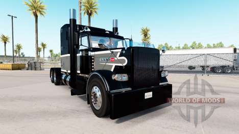 La Magie noire de la peau pour le camion Peterbi pour American Truck Simulator