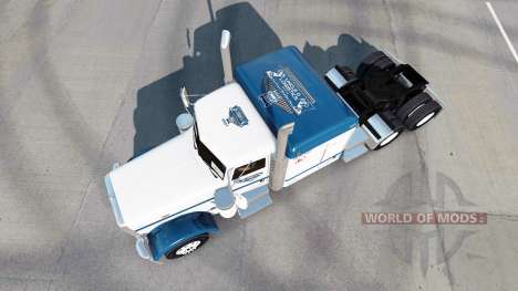Скин Onkel D Logistik v1.2 на Peterbilt 389 für American Truck Simulator