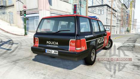 Gavril Roamer spanish police v3.6 pour BeamNG Drive
