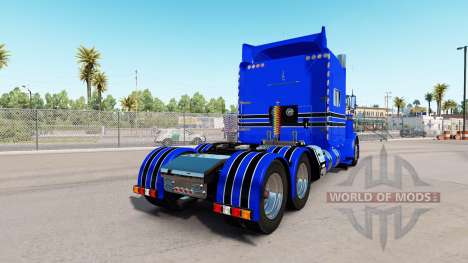Blau Hard skin für den truck-Peterbilt 389 für American Truck Simulator