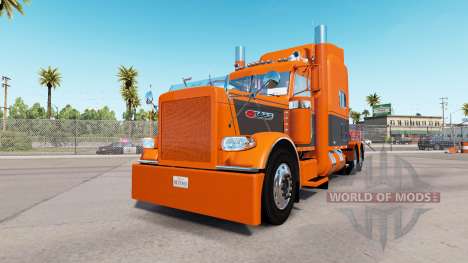 La peau d'Orange Gris pour le camion Peterbilt 3 pour American Truck Simulator