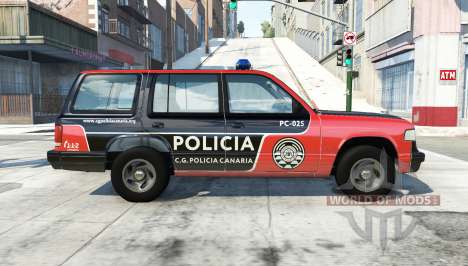 Gavril Roamer spanish police v3.6 für BeamNG Drive