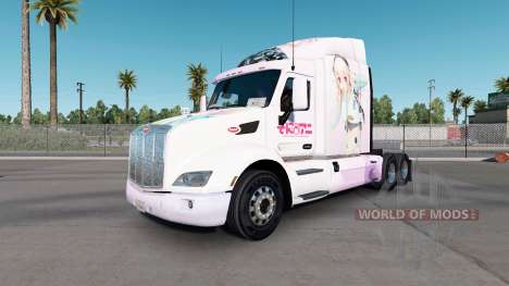 Super Sonico de la peau pour le camion Peterbilt pour American Truck Simulator