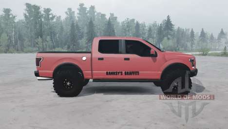 Ford F-150 2016 pour Spintires MudRunner