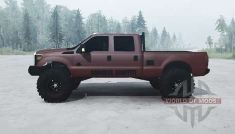 Ford F-350 Super Duty Crew Cab 2012 pour Spintires MudRunner