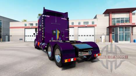 Violet d'Orange de la peau pour le camion Peterb pour American Truck Simulator