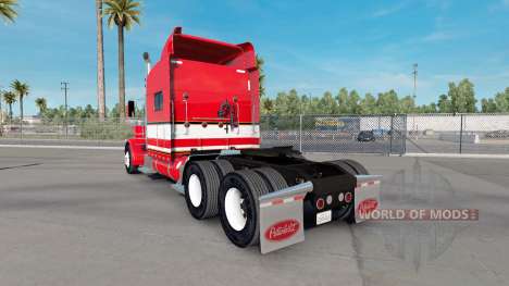 Dragon rouge de la peau pour le camion Peterbilt pour American Truck Simulator