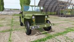 Jeep Willys MB 1942 v1.1 pour Farming Simulator 2017