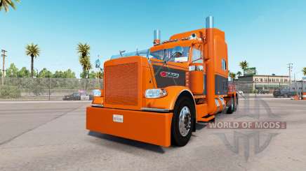 Haut Orange Grau für den truck-Peterbilt 389 für American Truck Simulator