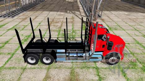 Kenworth T800 log truck für Farming Simulator 2017