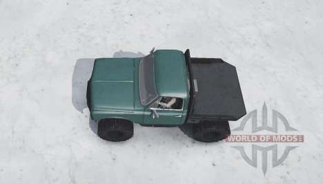 Chevrolet K10 1972 green pour Spintires MudRunner