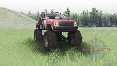 Jeep Cherokee (XJ) chopped pour Spin Tires