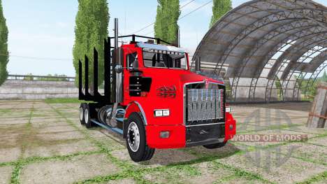 Kenworth T800 log truck für Farming Simulator 2017