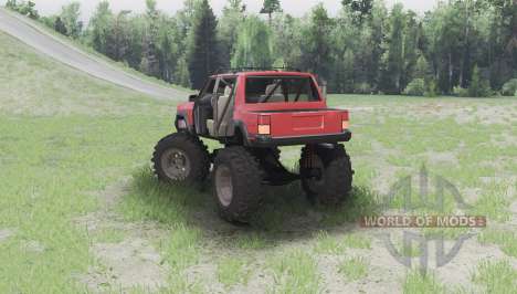 Jeep Cherokee (XJ) chopped pour Spin Tires