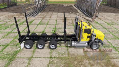 Kenworth T800B logging truck für Farming Simulator 2017