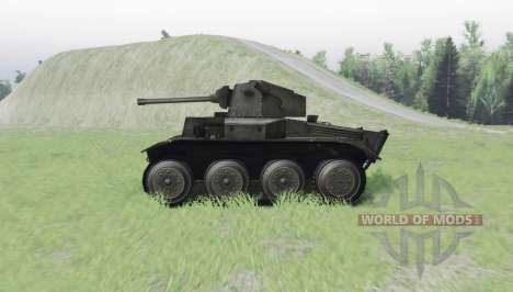 Light Tank Mk.VII Tetrarch pour Spin Tires