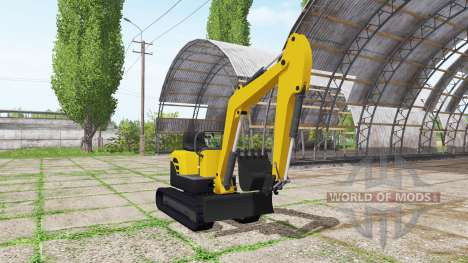 Mini excavatrice pour Farming Simulator 2017