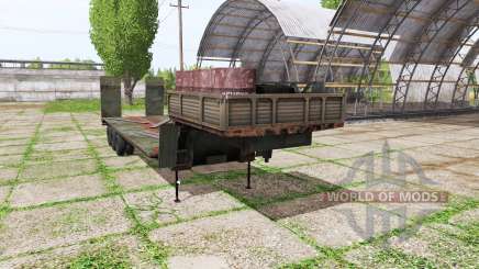 Low-bed semi-trailer für Farming Simulator 2017