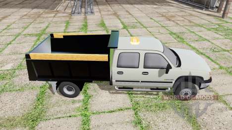 Chevrolet Silverado 2500 HD Crew Cab dump v2.0 pour Farming Simulator 2017